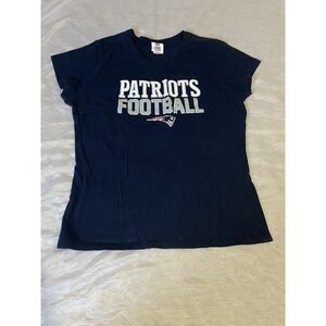 PATRIOTS T-Shirt NFL Team Apparel ~ Women's XL 100% Cotton